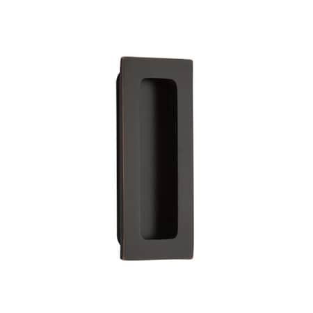 Patioplus 4 in. Modern Rectangular Flush Pull, Oil Rubbed Bronze PA2667416